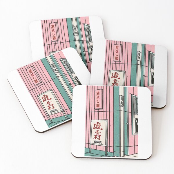 Item preview, Art - Stylized Japanese Architecture, Nostalgic Urban Ambiance designed and sold by Reverso-Design.