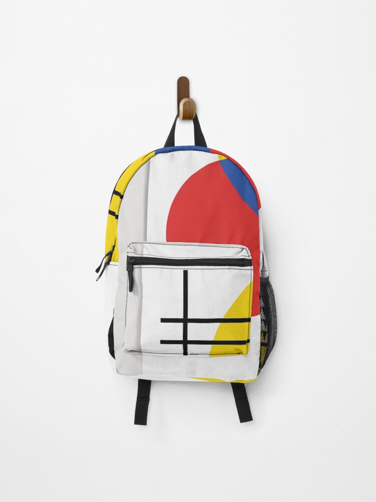 Thumbnail 1 of 3, Backpack, Bauhaus Geometry Harmony designed and sold by rigelcreation.