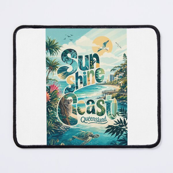 Item preview, Sunshine Coast Queensland Australia Beaches and Coastal Wildlife designed and sold by Places On Earth.