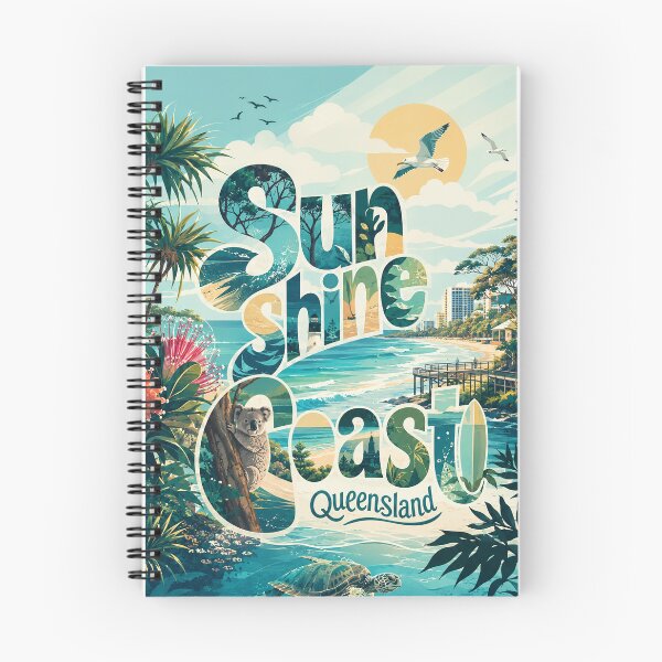 Item preview, Sunshine Coast Queensland Australia Beaches and Coastal Wildlife designed and sold by Places On Earth.