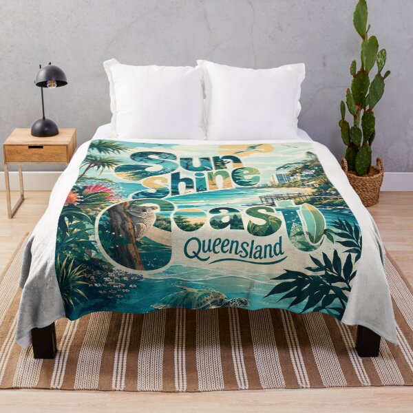 Item preview, Sunshine Coast Queensland Australia Beaches and Coastal Wildlife designed and sold by Places On Earth.