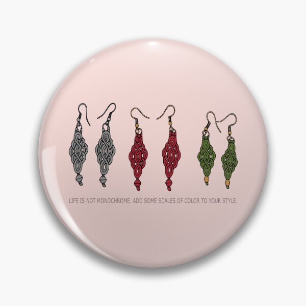 Item preview, Boho Macrame Earrings – Colorful Minimal Line Art Blush Pink  Edition  designed and sold by Macramellennias.