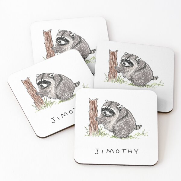 Item preview, Jimothy Raccoon Viral, Short King Jimothy, Cute Trash Panda  designed and sold by RafaelScherer.