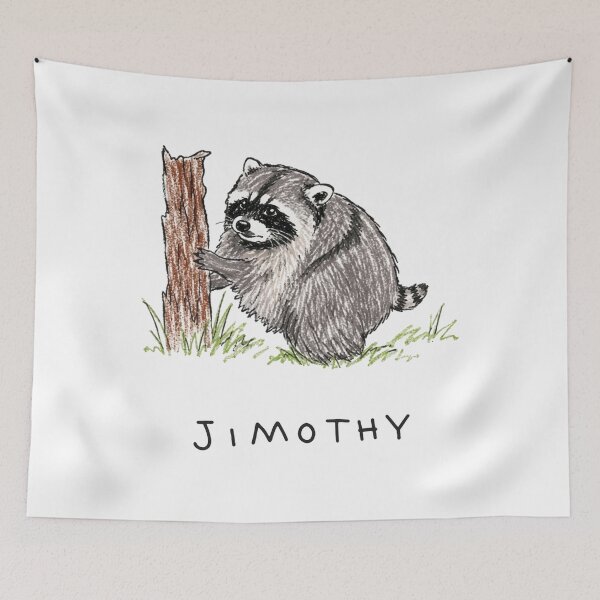 Item preview, Jimothy Raccoon Viral, Short King Jimothy, Cute Trash Panda  designed and sold by RafaelScherer.