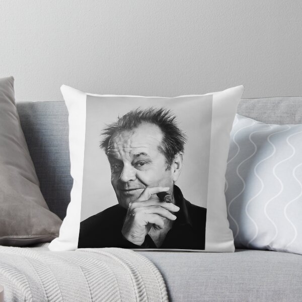 Item preview, Jack Nicholson Cigar Black And White Photography designed and sold by messiona.