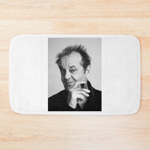 Item preview, Jack Nicholson Cigar Black And White Photography designed and sold by messiona.