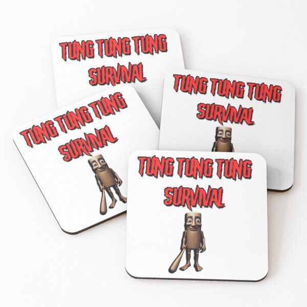 Item preview, Tung Tung Tung Survival Logo With Triple T designed and sold by ChudCircleGames.