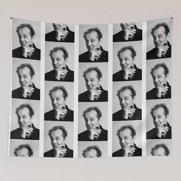 Item preview, Jack Nicholson Cigar Black And White Photography designed and sold by messiona.