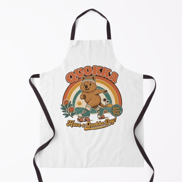 Item preview, Quokka Roller Skating Retro Good Vibes Design designed and sold by AntiqueImages.