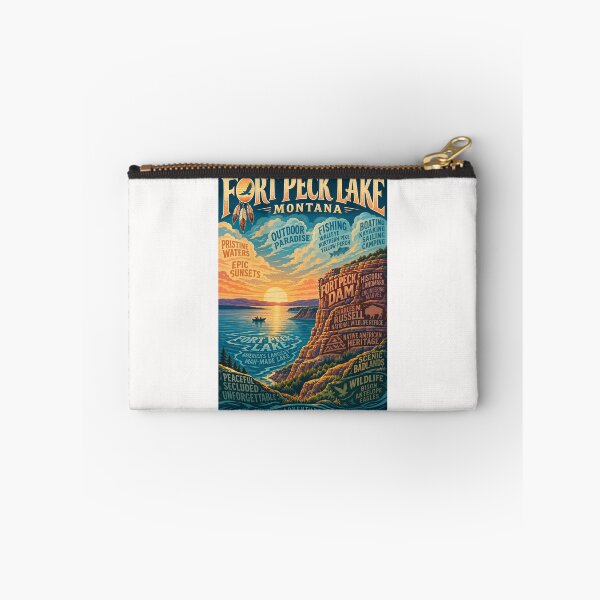 Item preview, Fort Peck Lake Montana Charles M Russell Wildlife Refuge designed and sold by Places On Earth.