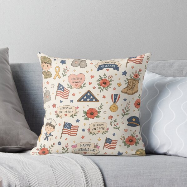 Item preview, A cute Veterans Day Pattern design designed and sold by ellinnur.