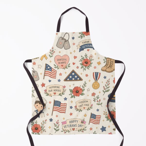 Item preview, A cute Veterans Day Pattern design designed and sold by ellinnur.