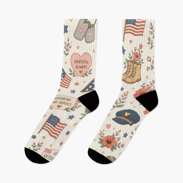 Item preview, A cute Veterans Day Pattern design designed and sold by ellinnur.