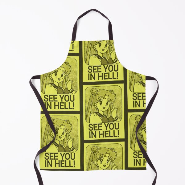 Item preview, Anime Girl Rebel Retro Anime Grunge - See You In Hell Vintage Manga Sticker designed and sold by William Cano.