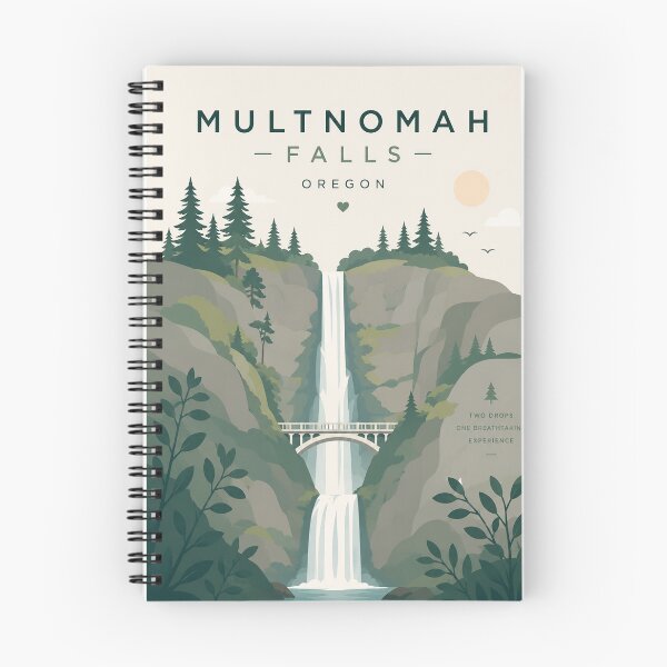 Item preview, Multnomah Falls Columbia River Gorge Oregon Waterfall designed and sold by Places On Earth.
