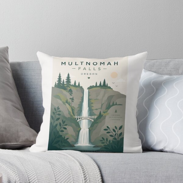 Item preview, Multnomah Falls Columbia River Gorge Oregon Waterfall designed and sold by Places On Earth.