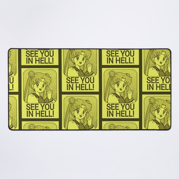 Item preview, Anime Girl Rebel Retro Anime Grunge - See You In Hell Vintage Manga Sticker designed and sold by William Cano.
