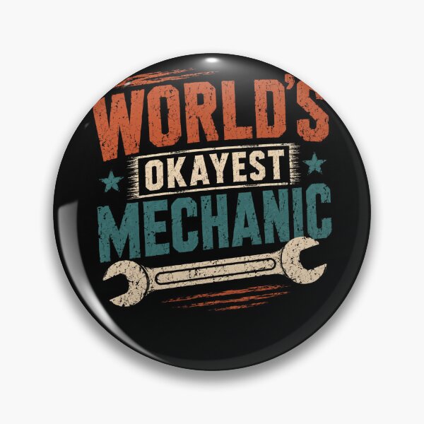 Item preview, World's Okayest Mechanic Automotive Repair Professional Gift designed and sold by HumansStuck12.