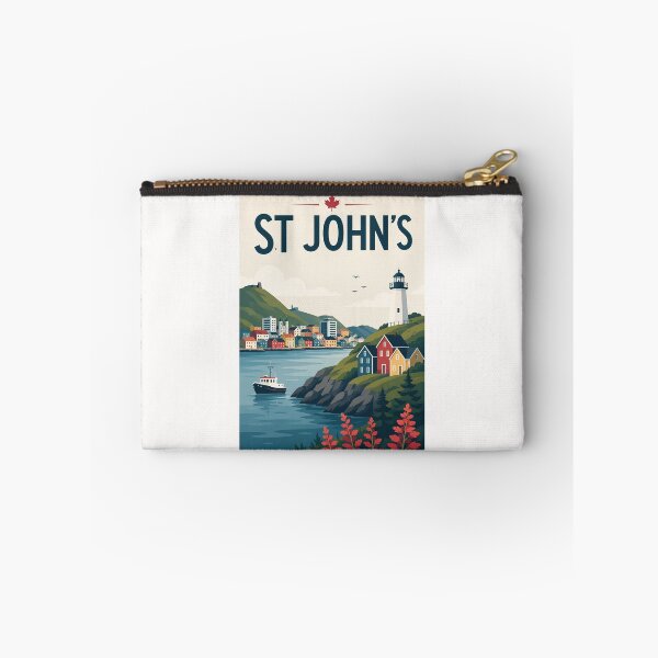 Item preview, St. John's Newfoundland Harbour, Cabot Tower and Cape Spear Lighthouse Canada designed and sold by Places On Earth.
