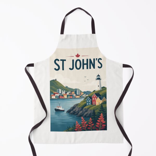Item preview, St. John's Newfoundland Harbour, Cabot Tower and Cape Spear Lighthouse Canada designed and sold by Places On Earth.