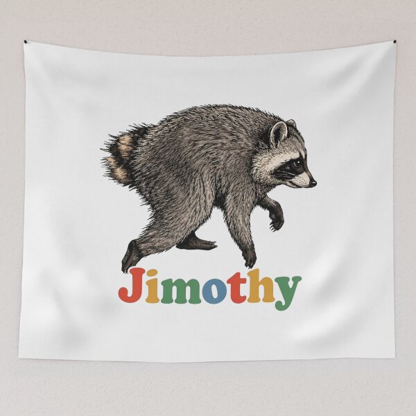 Item preview, Jimothy Viral Raccoon, Funny Trash Panda Wildlife, Retro Animal Lover designed and sold by RafaelScherer.