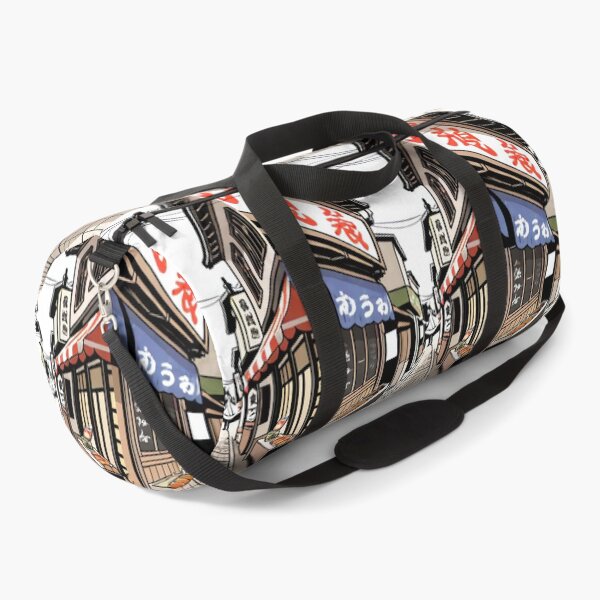 Item preview, Art - Stylized Japanese Street Scene, Striking Urban Manga Illustration designed and sold by Reverso-Design.