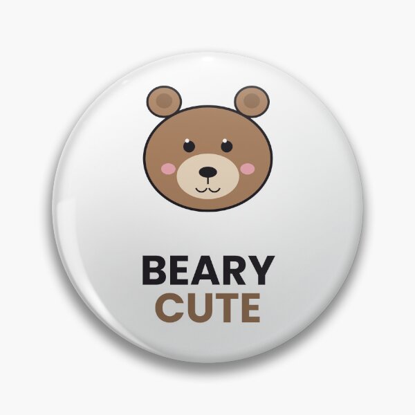 Item preview, Beary Cute Funny Bear Pun Sticker designed and sold by QuirkyCartel.