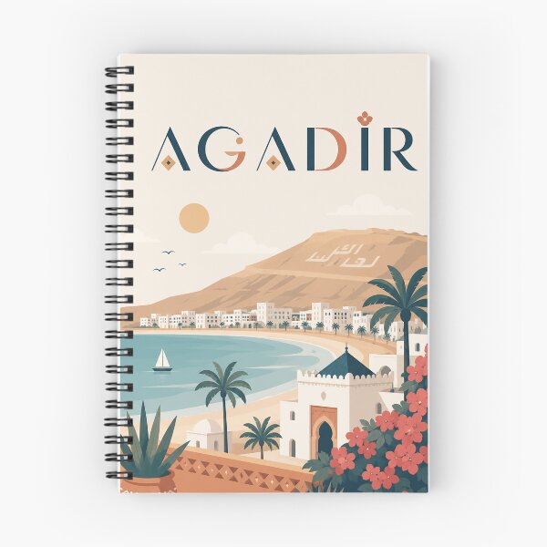 Item preview, Agadir Morocco Atlantic Coast, Kasbah Oufella and Souss Region designed and sold by Places On Earth.
