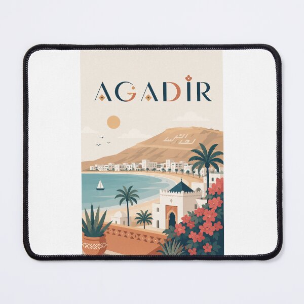 Item preview, Agadir Morocco Atlantic Coast, Kasbah Oufella and Souss Region designed and sold by Places On Earth.