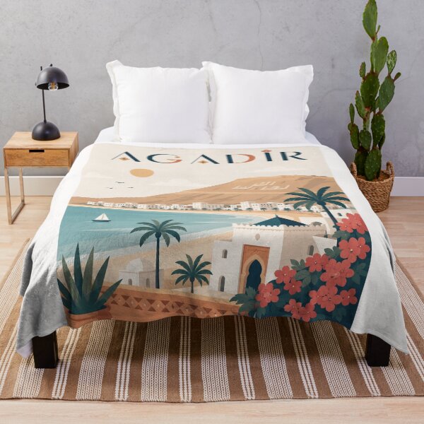 Item preview, Agadir Morocco Atlantic Coast, Kasbah Oufella and Souss Region designed and sold by Places On Earth.