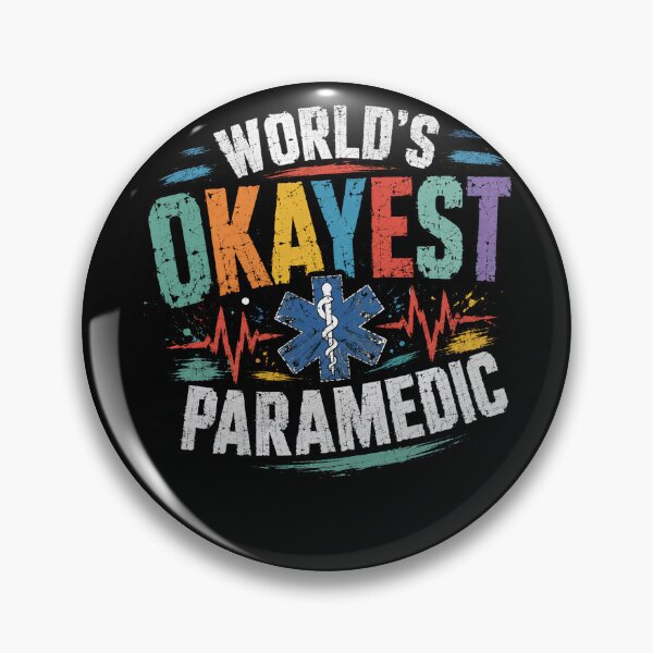 Item preview, World's Okayest Paramedic EMS First Responder Emergency Medical Technician designed and sold by HumansStuck12.