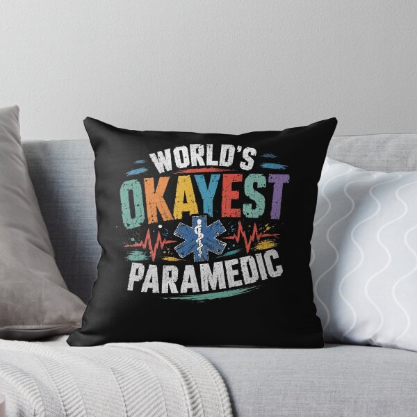 Item preview, World's Okayest Paramedic EMS First Responder Emergency Medical Technician designed and sold by HumansStuck12.