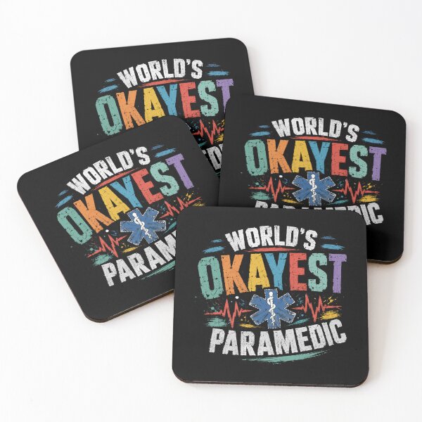 Item preview, World's Okayest Paramedic EMS First Responder Emergency Medical Technician designed and sold by HumansStuck12.