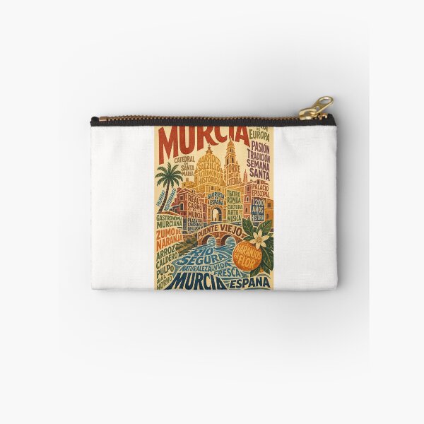 Item preview, Murcia Spain Cathedral, Segura River and Plaza Cardenal Belluga designed and sold by Places On Earth.