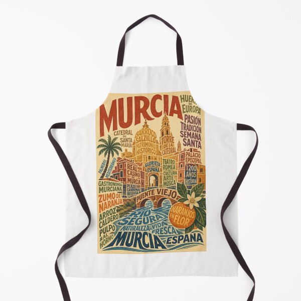 Item preview, Murcia Spain Cathedral, Segura River and Plaza Cardenal Belluga designed and sold by Places On Earth.