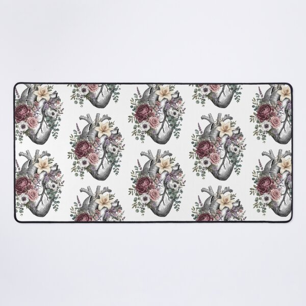 Item preview, Anatomical Heart With Floral Bouquet designed and sold by kelvinmunene13.