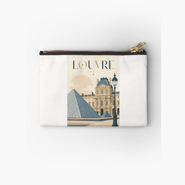 Item preview, Louvre Museum Paris, Glass Pyramid and Historic Palace France designed and sold by Places On Earth.