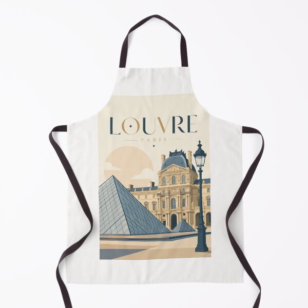 Item preview, Louvre Museum Paris, Glass Pyramid and Historic Palace France designed and sold by Places On Earth.