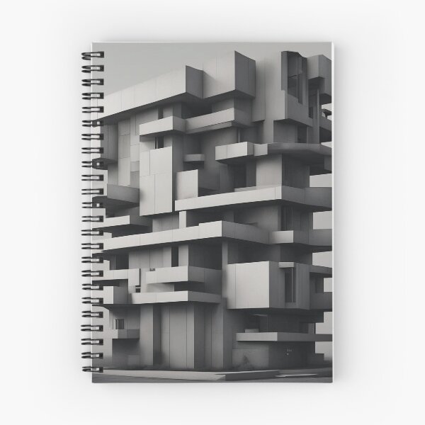 Item preview, Brutalist Monolith | Impossible Architecture designed and sold by rigelcreation.