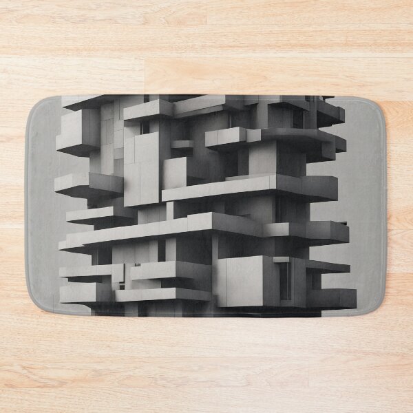 Item preview, Brutalist Monolith | Impossible Architecture designed and sold by rigelcreation.
