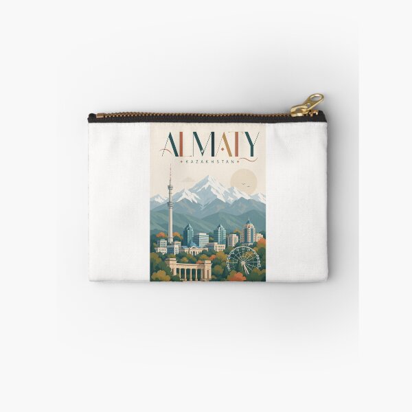 Item preview, Almaty Kazakhstan Skyline with Tian Shan Mountains and Kok Tobe designed and sold by Places On Earth.