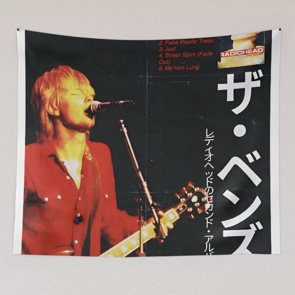 Item preview, Vintage Japanese-Inspired Alternative Rock Poster designed and sold by Jennifer-Grier.