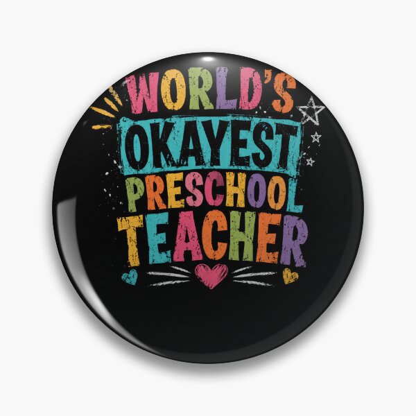 Item preview, World's Okayest Preschool Teacher Funny Educator Appreciation Gift designed and sold by HumansStuck12.