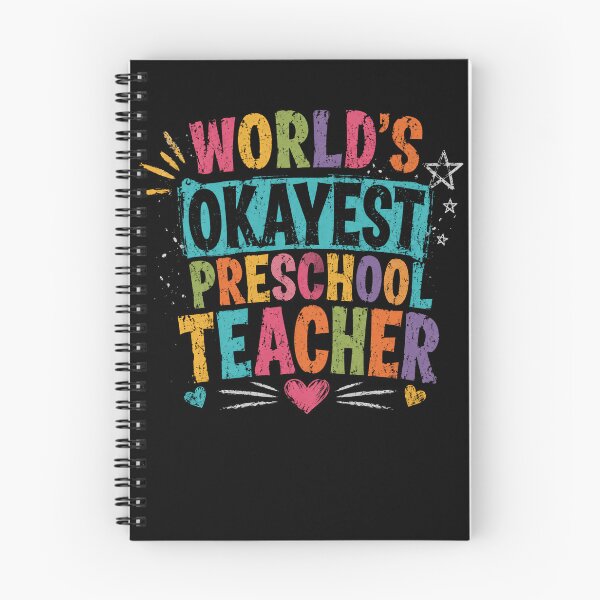 Item preview, World's Okayest Preschool Teacher Funny Educator Appreciation Gift designed and sold by HumansStuck12.