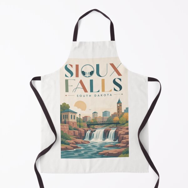 Item preview, Sioux Falls South Dakota, Falls Park and Big Sioux River designed and sold by Places On Earth.