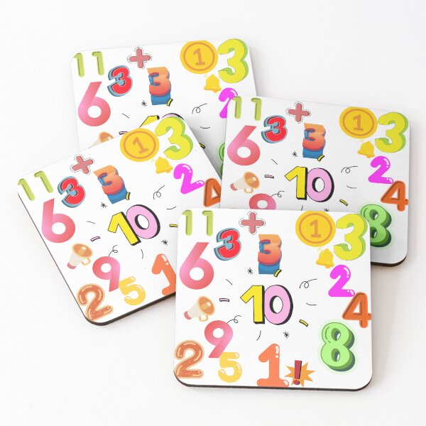 Item preview, Colorful Fun Numbers and Math Symbols Pattern for Kids designed and sold by BoldcreationsM.
