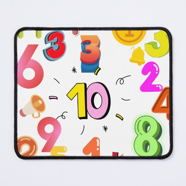 Item preview, Colorful Numbers and Math Symbols Pattern — Kids Learning Decor designed and sold by BoldcreationsM.