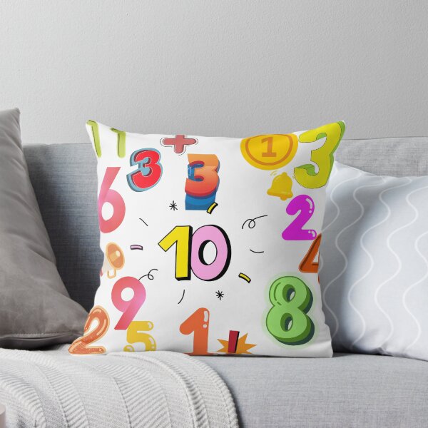 Item preview, Colorful Fun Numbers and Math Symbols Pattern for Kids designed and sold by BoldcreationsM.