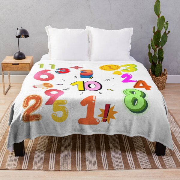Item preview, Colorful Fun Numbers and Math Symbols Pattern for Kids designed and sold by BoldcreationsM.