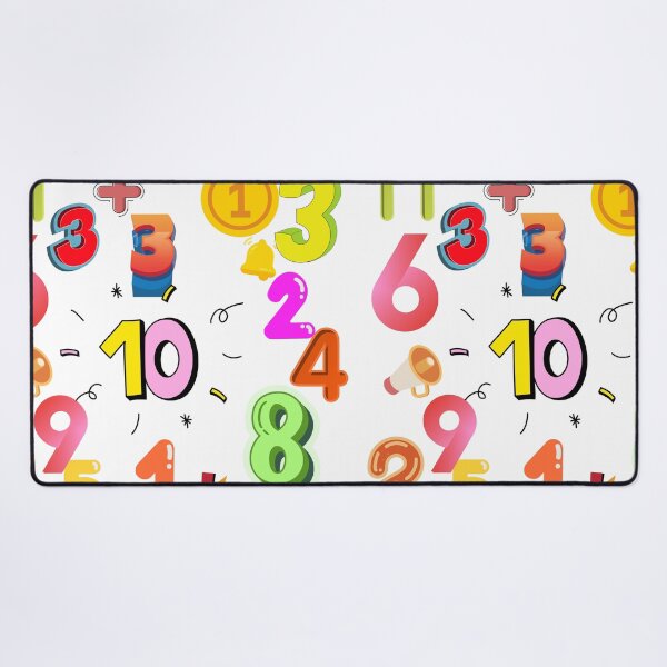 Item preview, Colorful Fun Numbers and Math Symbols Pattern for Kids designed and sold by BoldcreationsM.